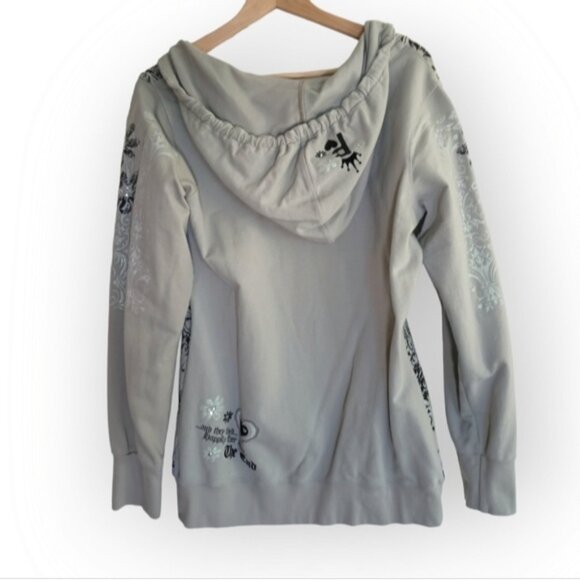 DISNEY Parks Princess Hoodie Grey Large - Picture 4 of 7